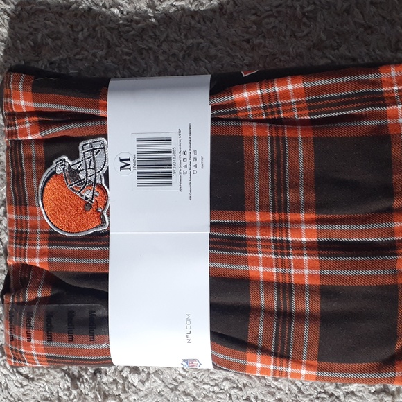 Clevland Browns Flannel Pajama Set - Medium - Picture 2 of 6
